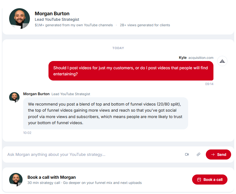 Chat with a Breakout YouTube strategist